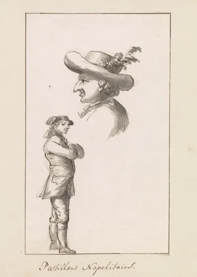 Twee Napolitaanse postrijders