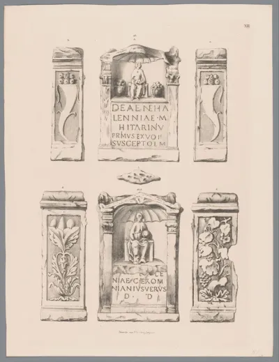 Twee Nehalennia-altaren, pl. XIII