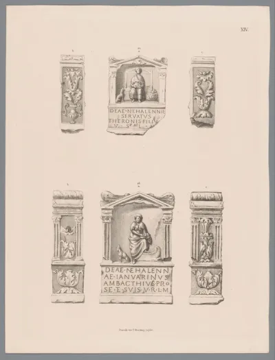 Twee Nehalennia-altaren, pl. XIV
