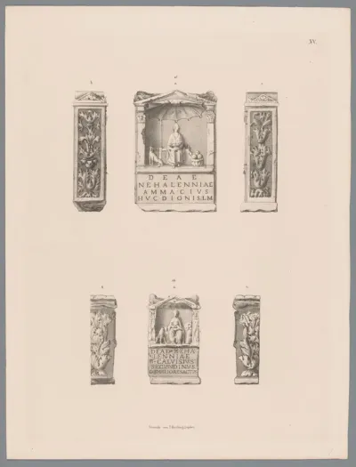 Twee Nehalennia-altaren, pl. XV