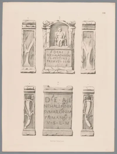 Twee Nehalennia-altaren, pl. XVII