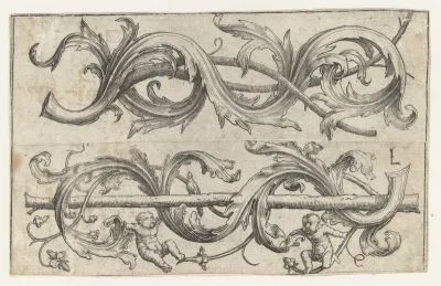 Twee ornamentele ranken