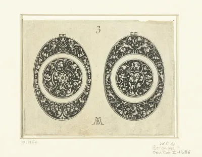 Twee ovale wijzerplaten