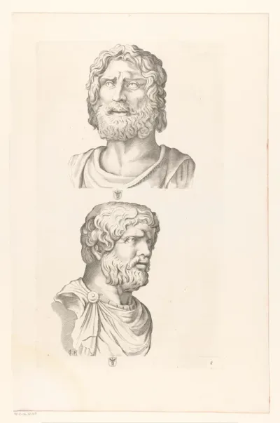 Twee portretbustes