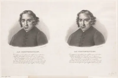 Twee portretten van Jan Nieuwenhuyzen