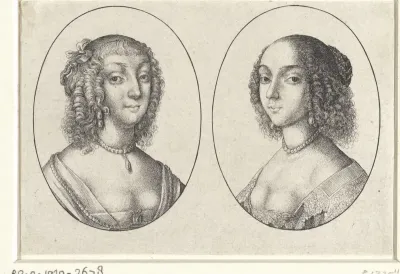 Twee portretten van jonge vrouwen