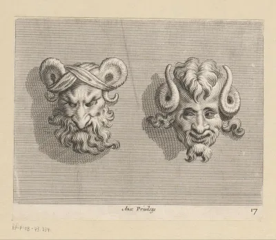 Twee satermaskers