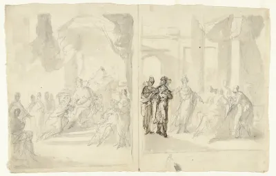 Twee scènes uit de historie van Jozef
