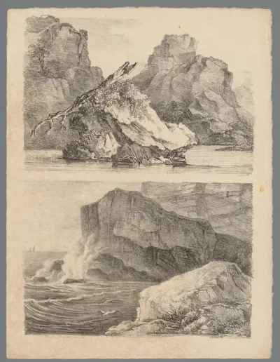 Twee studies van de kust