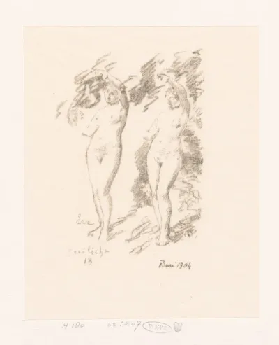 Twee studies van Eva
