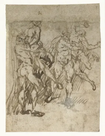Twee studies voor Hercules en Antaeus