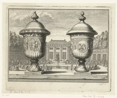 Twee vazen voor de Orangerie van Zorgvliet