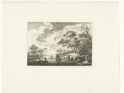 Twee visserboten op een rivier