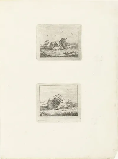 Twee voorstellingen met schapen