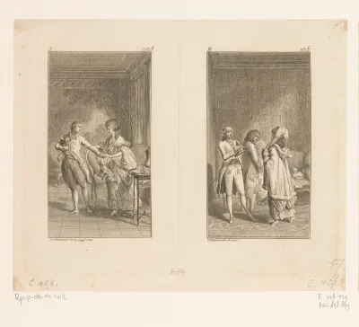 Twee voorstellingen uit Der kleiner Cäsar