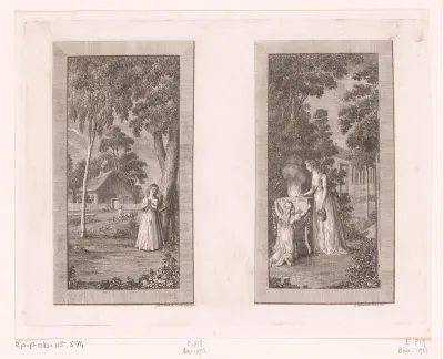 Twee voorstellingen uit het opvoedkundige werk van Luise von Krockow