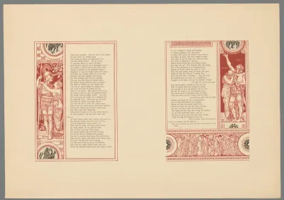 Twee voorstellingen van Hector en Andromache