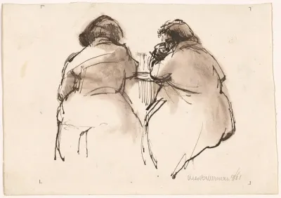 Twee vrouwen aan een bar