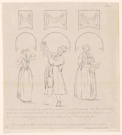 Twee vrouwen en een man met een zakhorloge