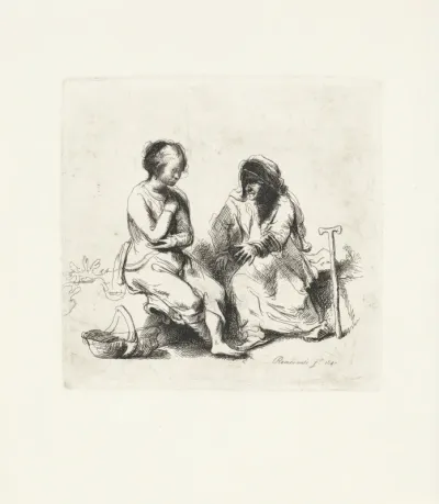 Twee vrouwen in gesprek