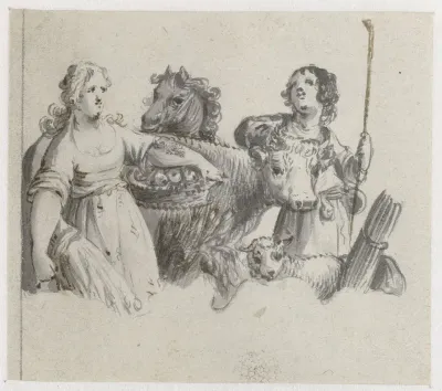 Twee vrouwen met dieren