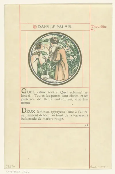Twee vrouwen op een balkon