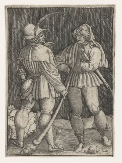 Twee wandelaars