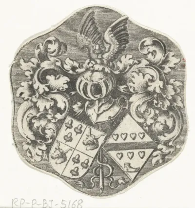 Twee wapenschilden