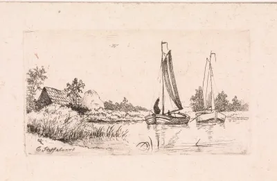 Twee zeilbootjes