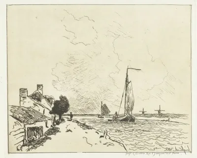 Twee zeilschepen