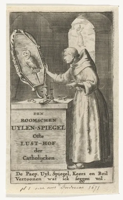 Tweede titelblad voor De Roomse Uilenspiegel
