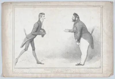 Tweedledum and Tweedledee, or, The Schoolmaster [i]s abroad!