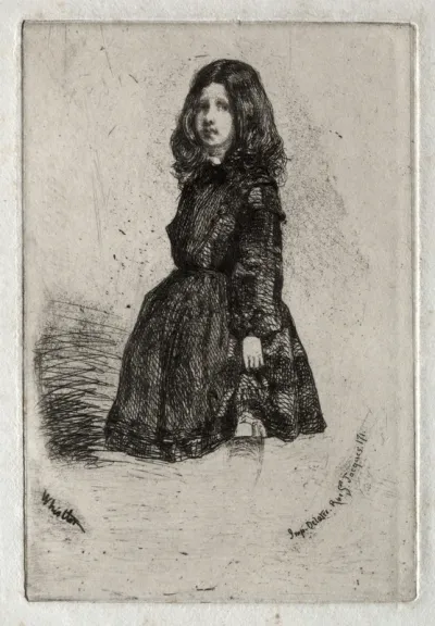 Twelve Etchings from Nature:  Annie