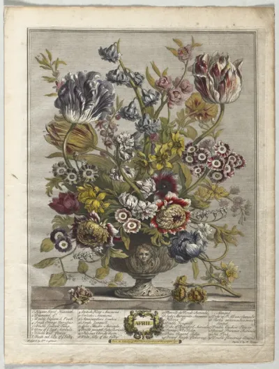 Twelve Months of Flowers:  April
