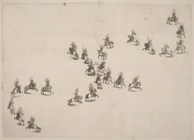 Twenty-Four Cavaliers in Double S Formation