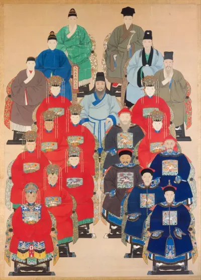 Twenty-one Ancestors with Spirit Tablet