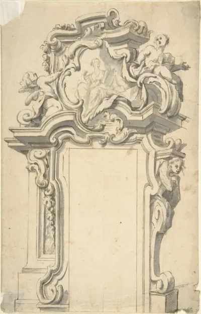 Two alternate Designs for a frame of door