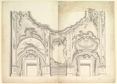 Two Alternate Designs for the Vault of a Chapel with the instruments of the Passion