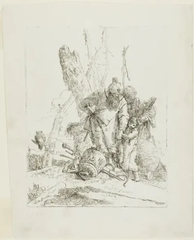 Two Astrologers and a Boy, from Scherzi