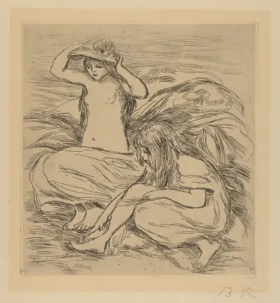 Two Bathers (Les Deux Baigneuses), from "L'Estampe Originale"