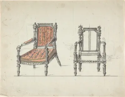 Two Carved-Wood Armchairs