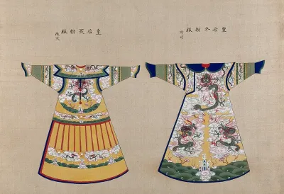 Two Chinese costumes