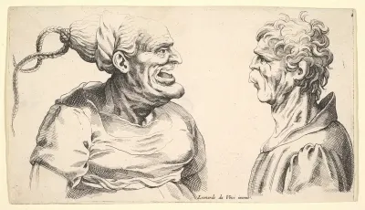 Two deformed heads