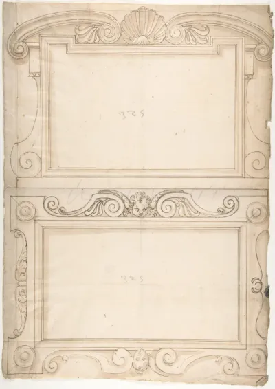 Two Designs for Carved Panels