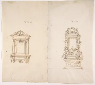 Two Designs for Memorial Tablets