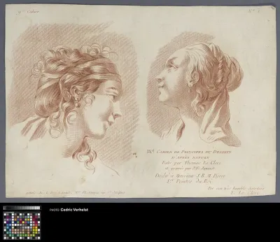 Two female heads