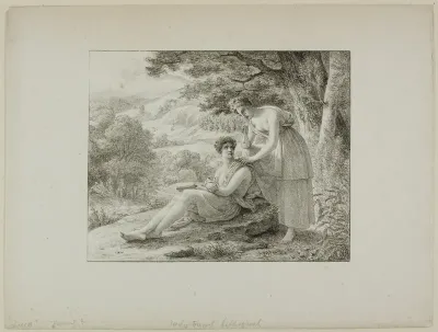 Two Figures in a Landscape