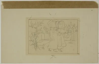 Two Figures Walking