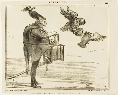 Two Grand Dukes Leaving for Sebastopol, plate 166 from Actualités