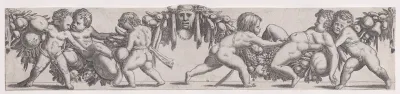 Two Groups of Three Putti